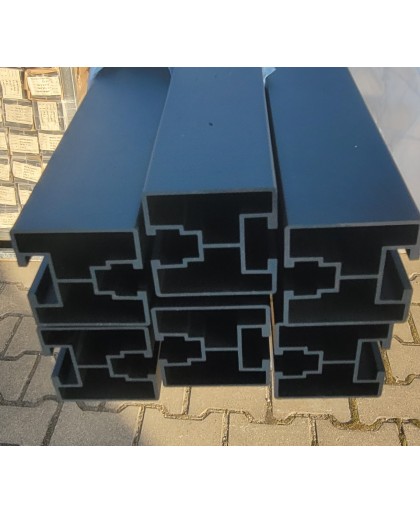 Profil montażowy 40x40 2000mm czarny